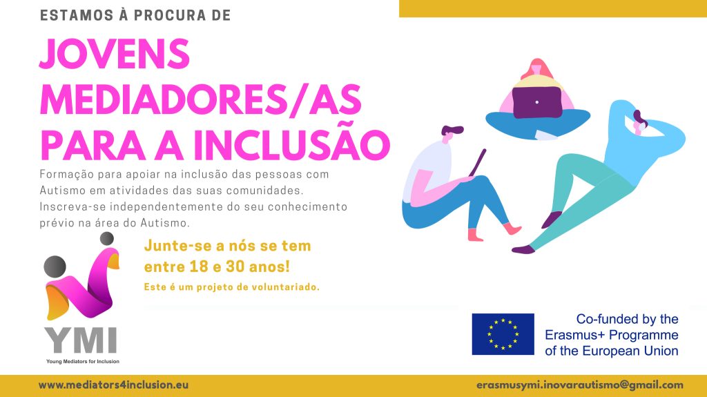 Cartaz do projeto "Jovens Mediadores para a Inclusão"