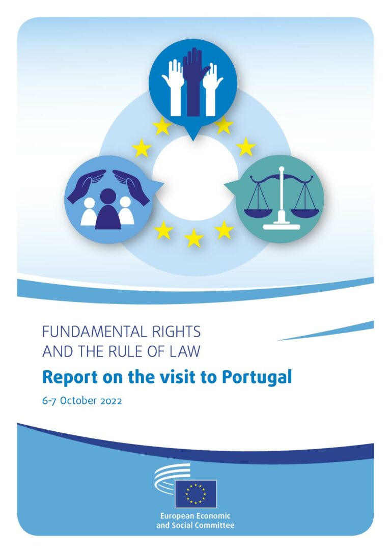 Capa: CESE | Os Direitos Fundamentais e o Estado de Direito – Relatório da visita a Portugal