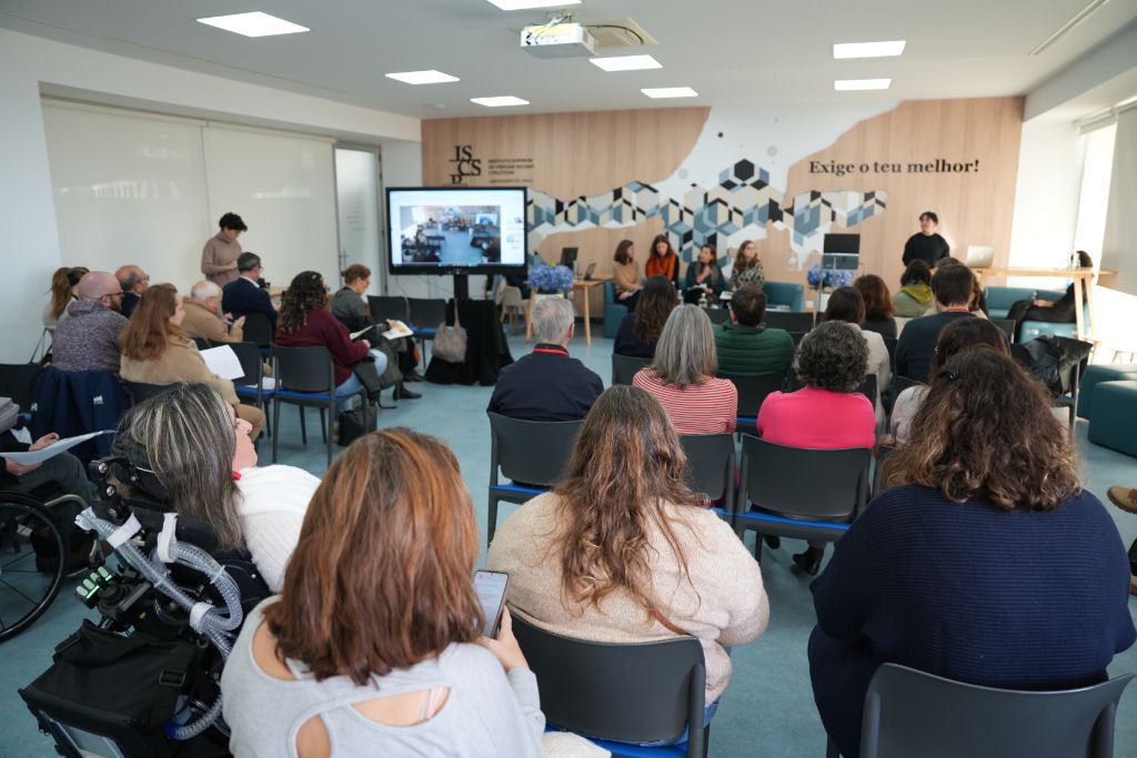 Photograph of the Public Presentation Session of the Report Persons with Disabilities in Portugal: Human Rights Indicators 2025