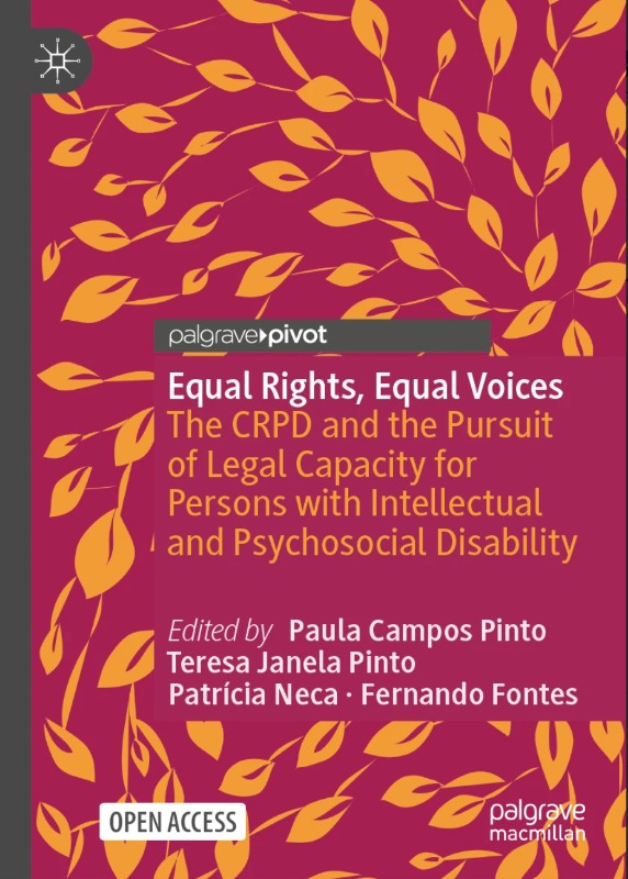Book cover of Equal Rights, Equal Voices: The CRPD and the Pursuit of Legal Capacity for Persons with Intellectual and Psychosocial Disabilities